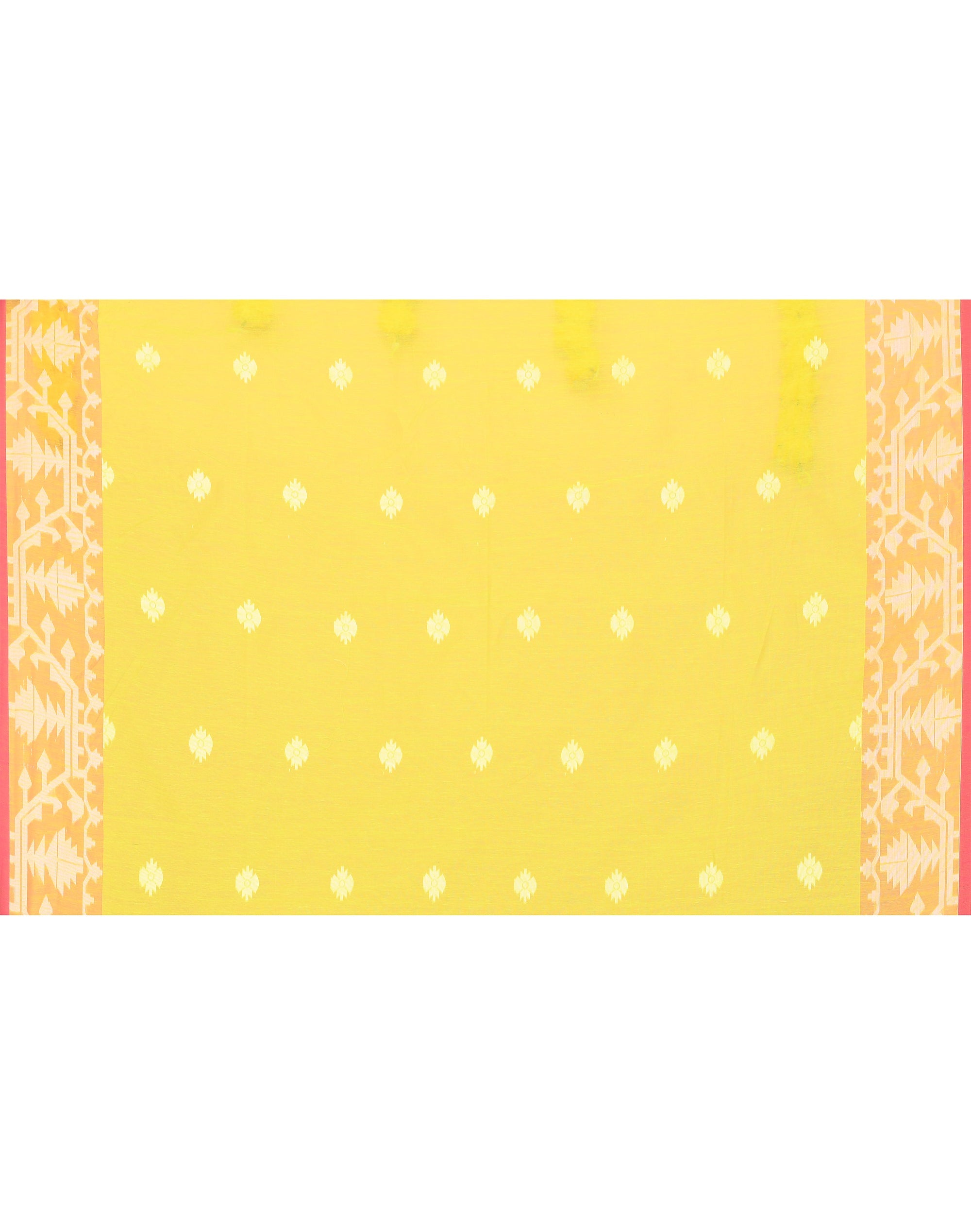Piyari Fashion Women's Lime Resham Silk Jamdani Saree