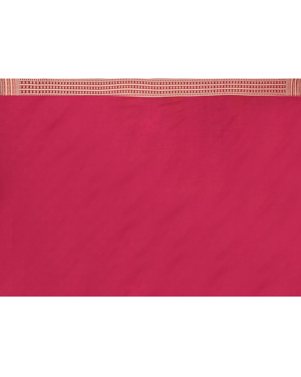 Piyari Fashion Women's Handloom Deep Magenta Bangalore Silk Saree With Zari Border