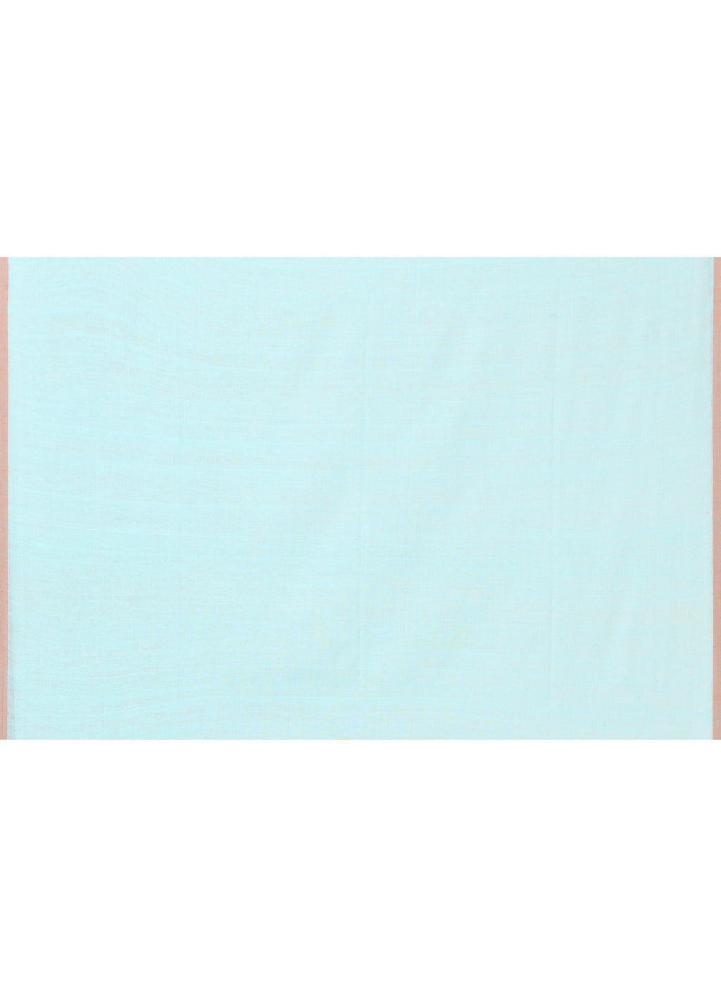 Piyari Fashion Women`s Light Sky Blue Cotton Handloom Jamdani Saree With Blouse