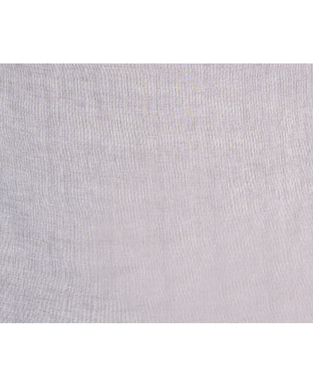 Piyari Fashion Handspun Printed Cotton Silver Grey Handloom Saree With Blouse