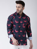 RIAG Multi color Men's Full Sleeves Printed Shirt