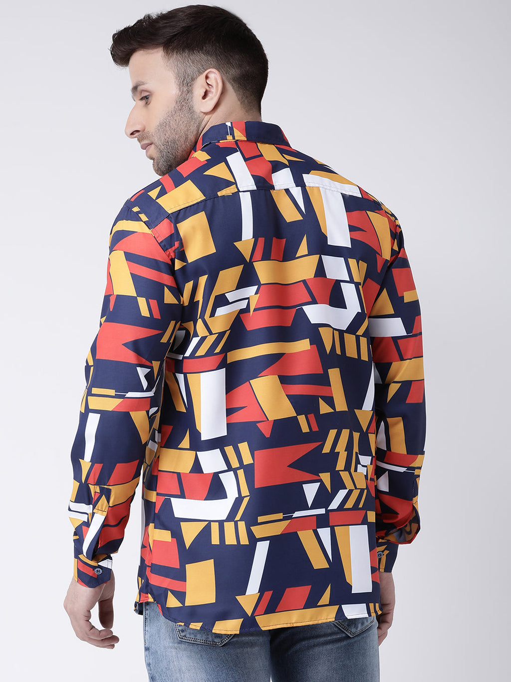 RIAG Multi color Men's Full Sleeves Printed Shirt