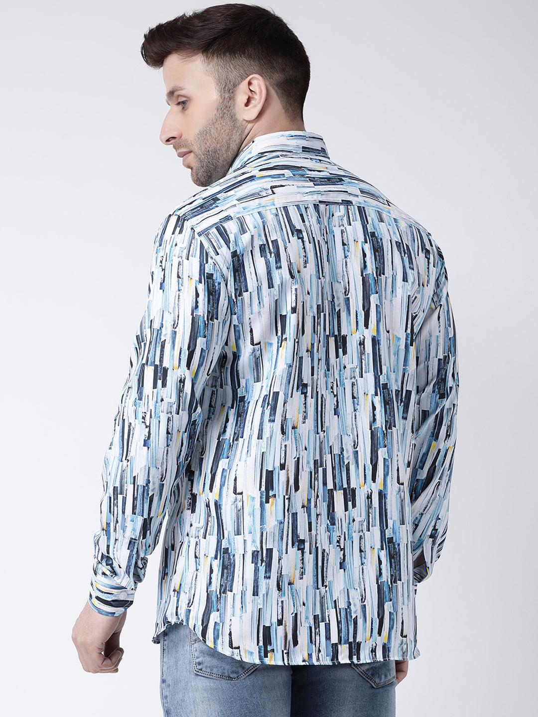 RIAG Multi color Men's Full Sleeves Printed Shirt