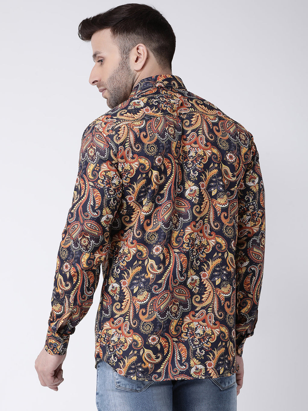 RIAG Multi color Men's Full Sleeves Printed Shirt