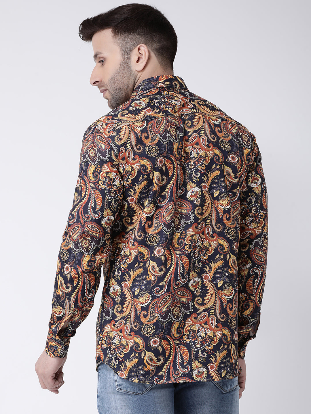 RIAG Multi color Men's Full Sleeves Printed Shirt