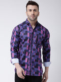 RIAG Multi color Men's Full Sleeves Printed Shirt
