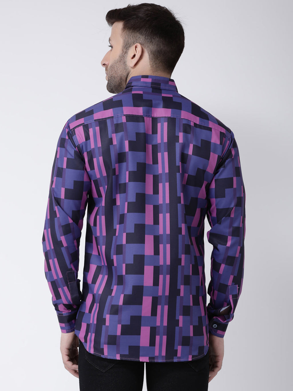 RIAG Multi color Men's Full Sleeves Printed Shirt