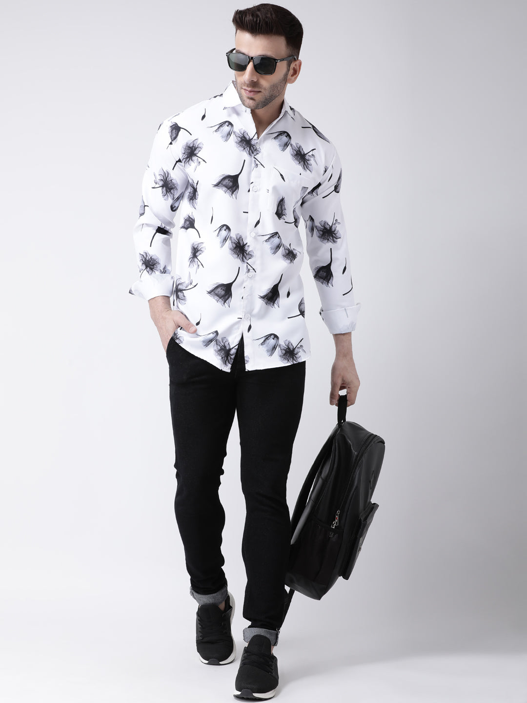 RIAG Multi color Men's Full Sleeves Printed Shirt