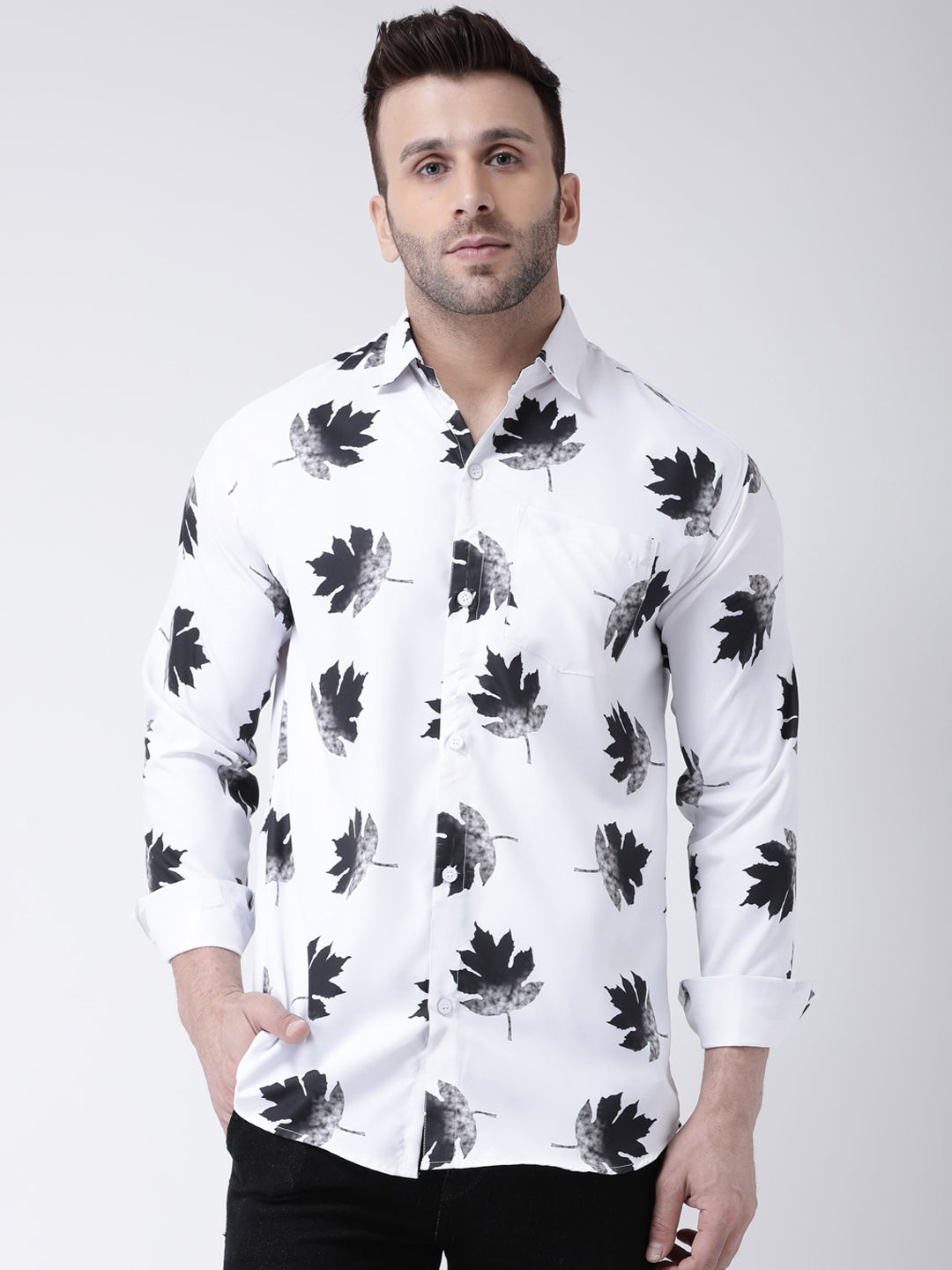 RIAG Multi color Men's Full Sleeves Printed Shirt
