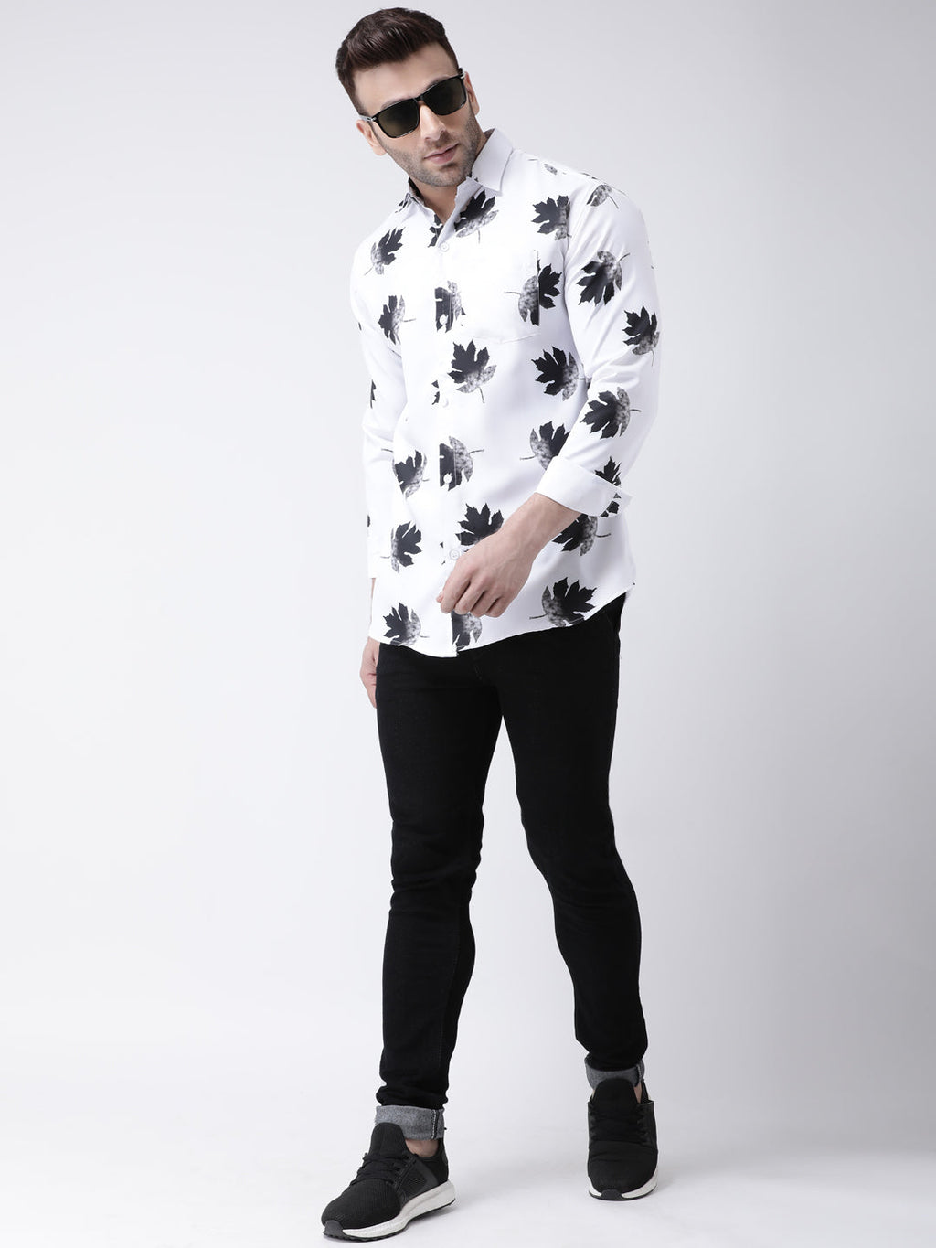 RIAG Multi color Men's Full Sleeves Printed Shirt