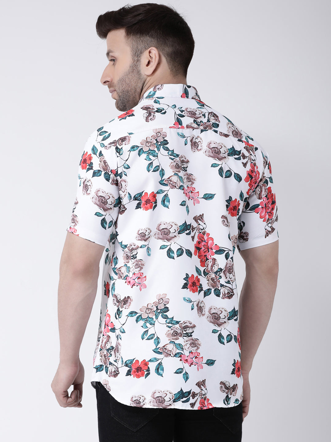 Indian Clothing RIAG Multi color Men's Half Sleeves Printed Shirt