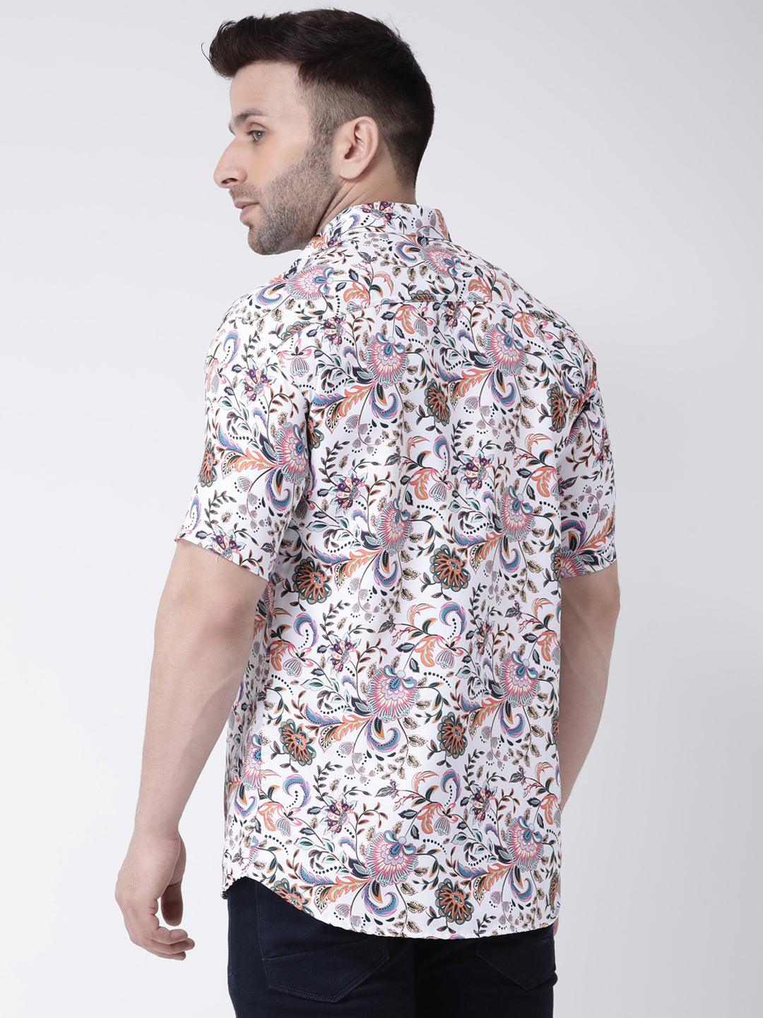 RIAG Multi color Men's Half Sleeves Printed Shirt