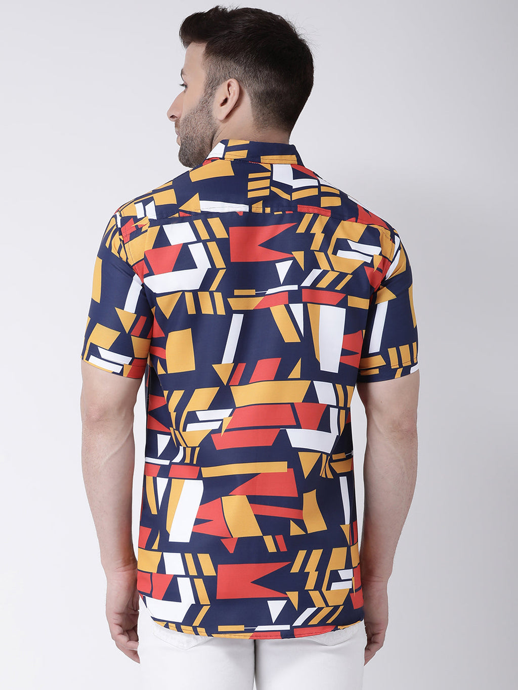 RIAG Multi color Men's Half Sleeves Printed Shirt