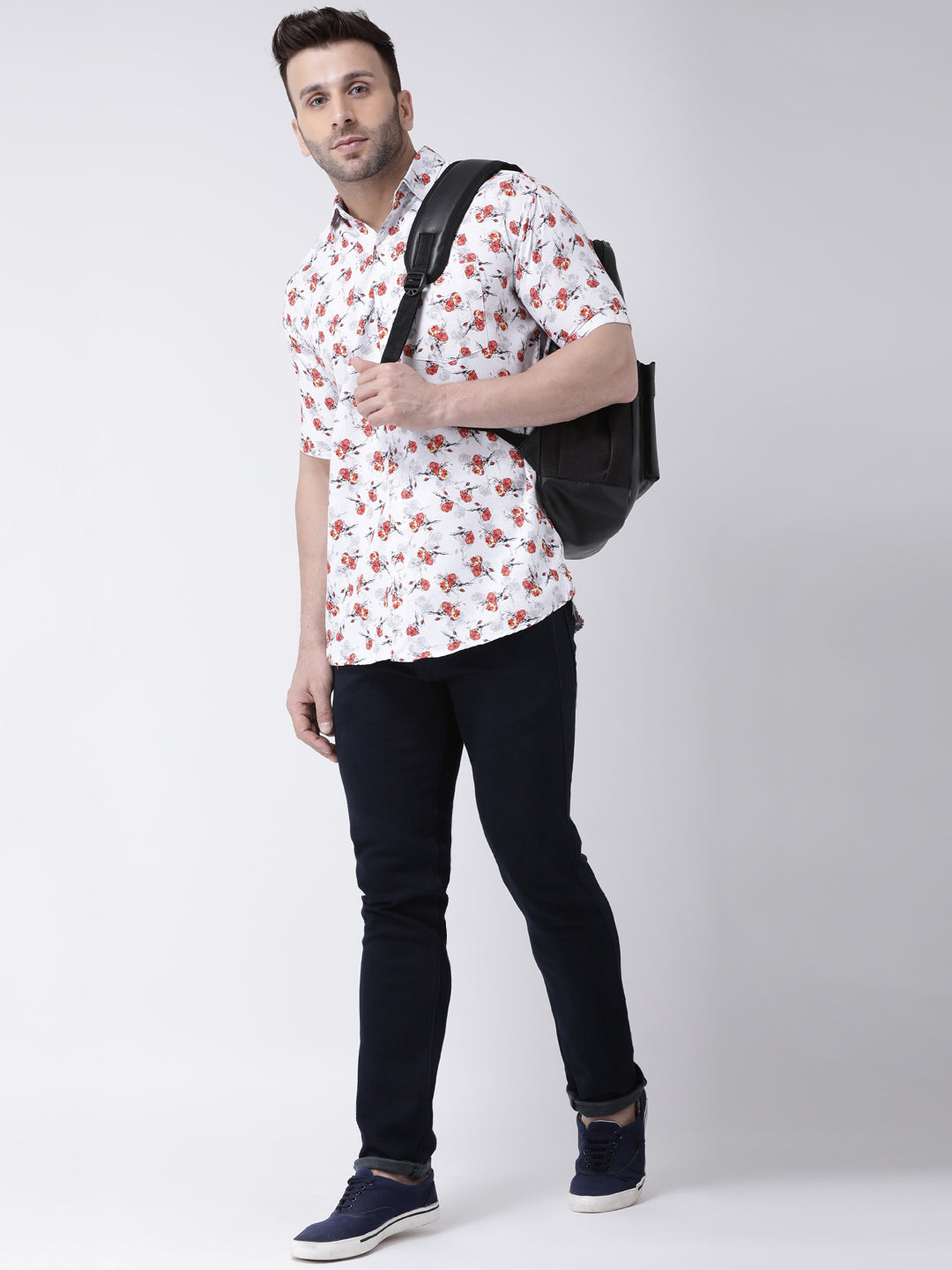RIAG Multi color Men's Half Sleeves Printed Shirt