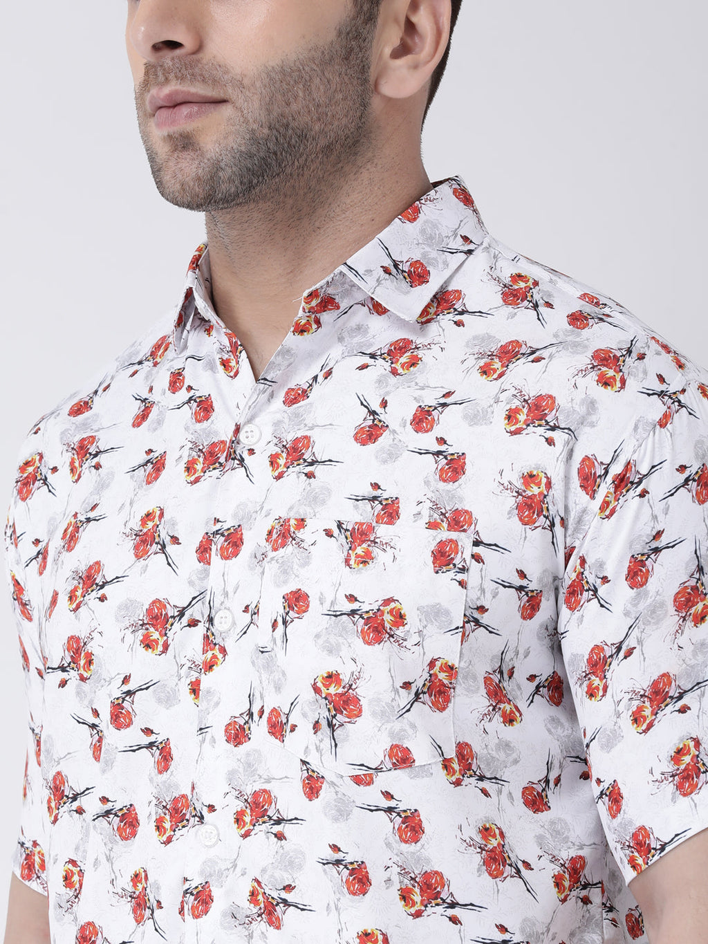 RIAG Multi color Men's Half Sleeves Printed Shirt