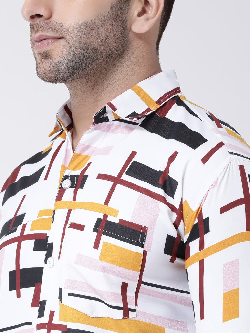 RIAG Multi color Men's Half Sleeves Printed Shirt
