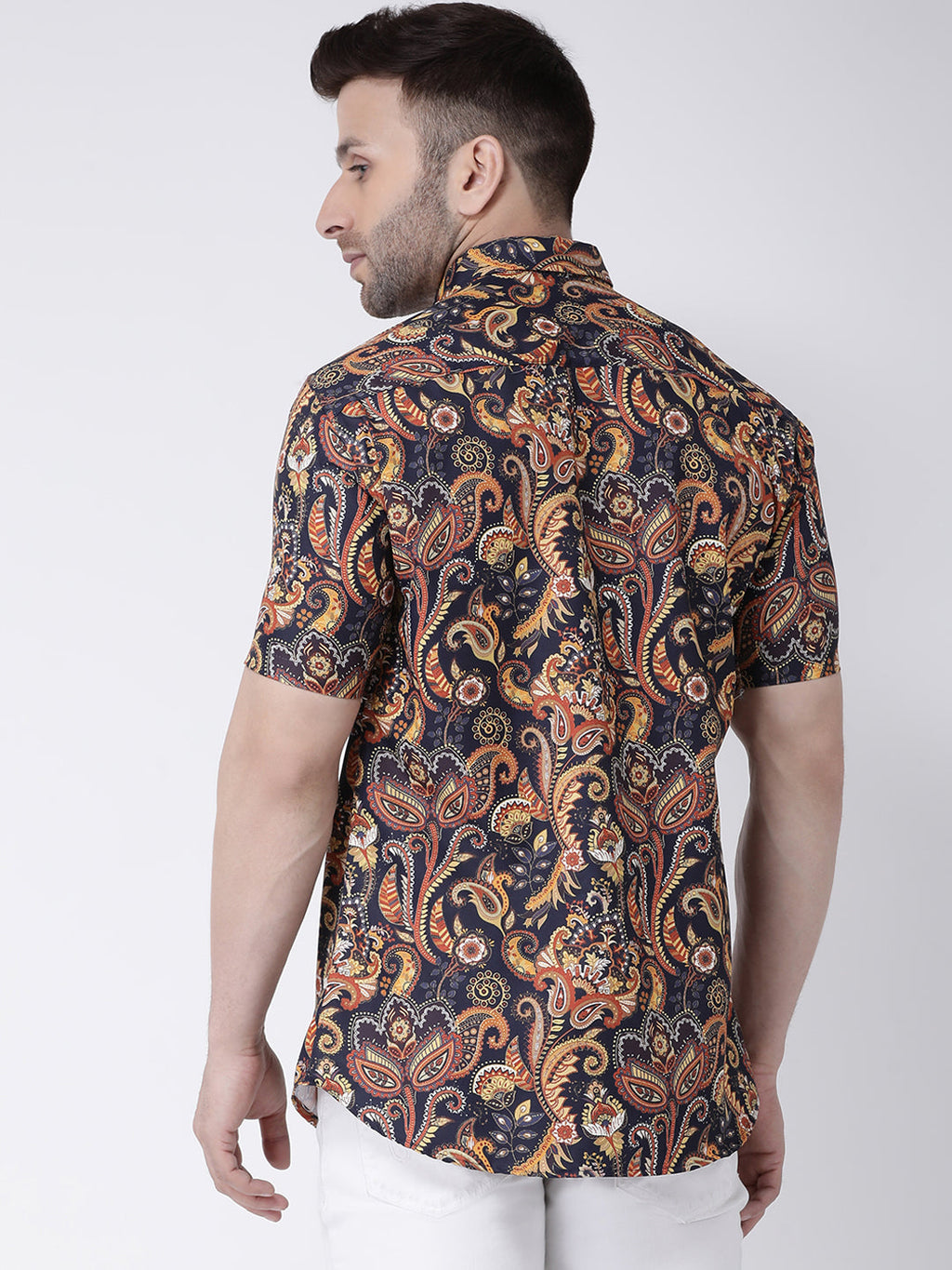 RIAG Multi color Men's Half Sleeves Printed Shirt