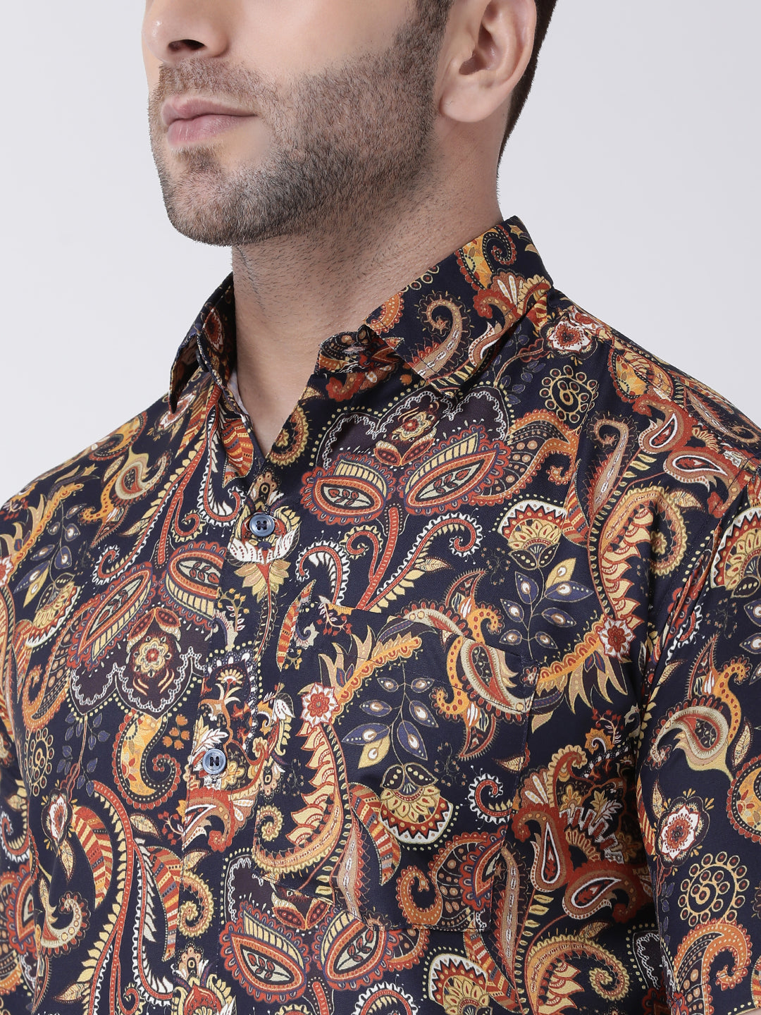RIAG Multi color Men's Half Sleeves Printed Shirt