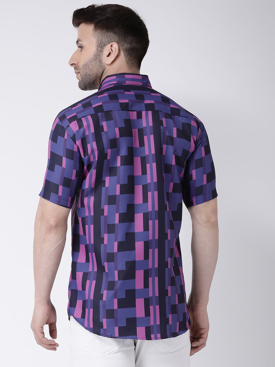 RIAG Multi color Men's Half Sleeves Printed Shirt