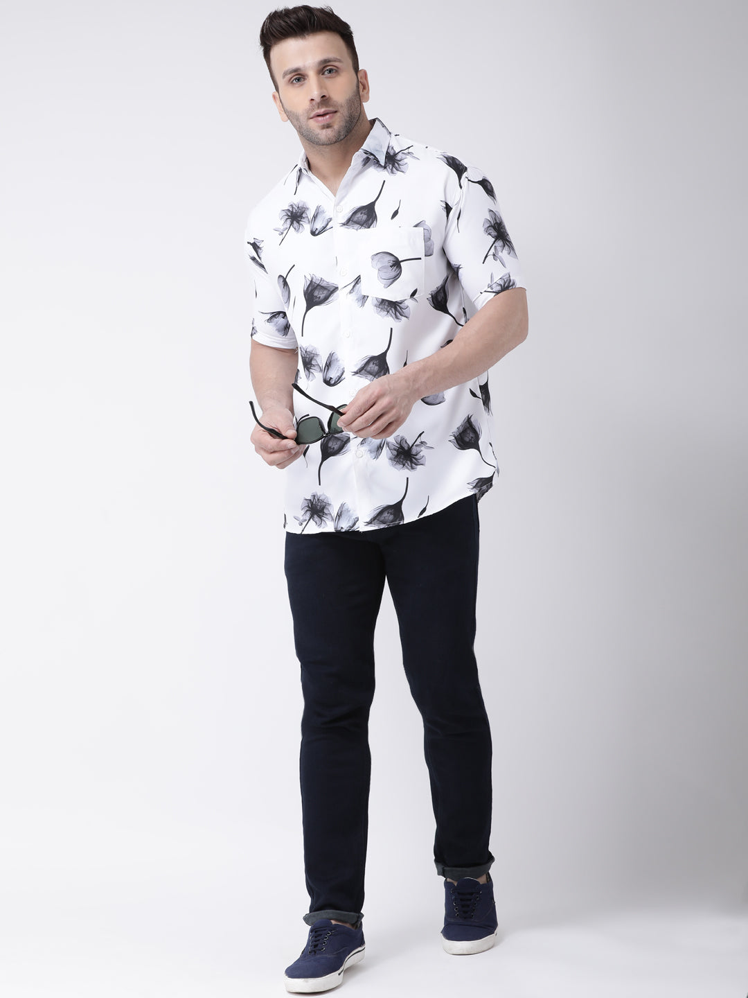 RIAG Multi color Men's Half Sleeves Printed Shirt