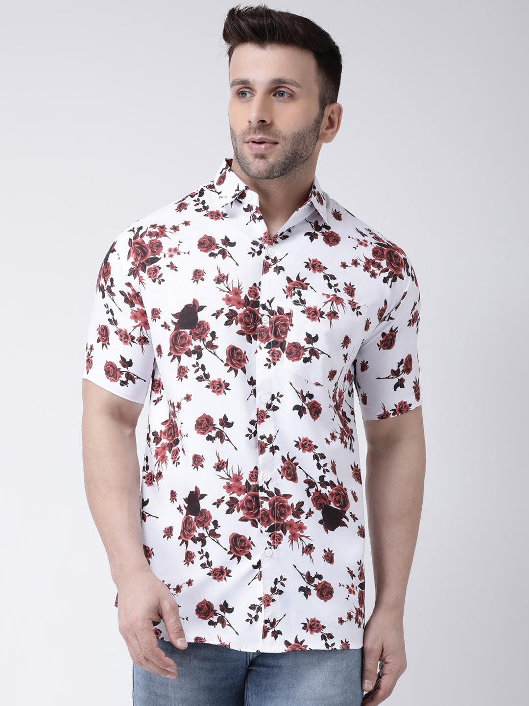 RIAG Multi color Men's Half Sleeves Printed Shirt