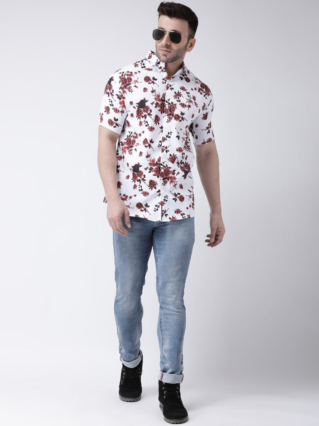 RIAG Multi color Men's Half Sleeves Printed Shirt