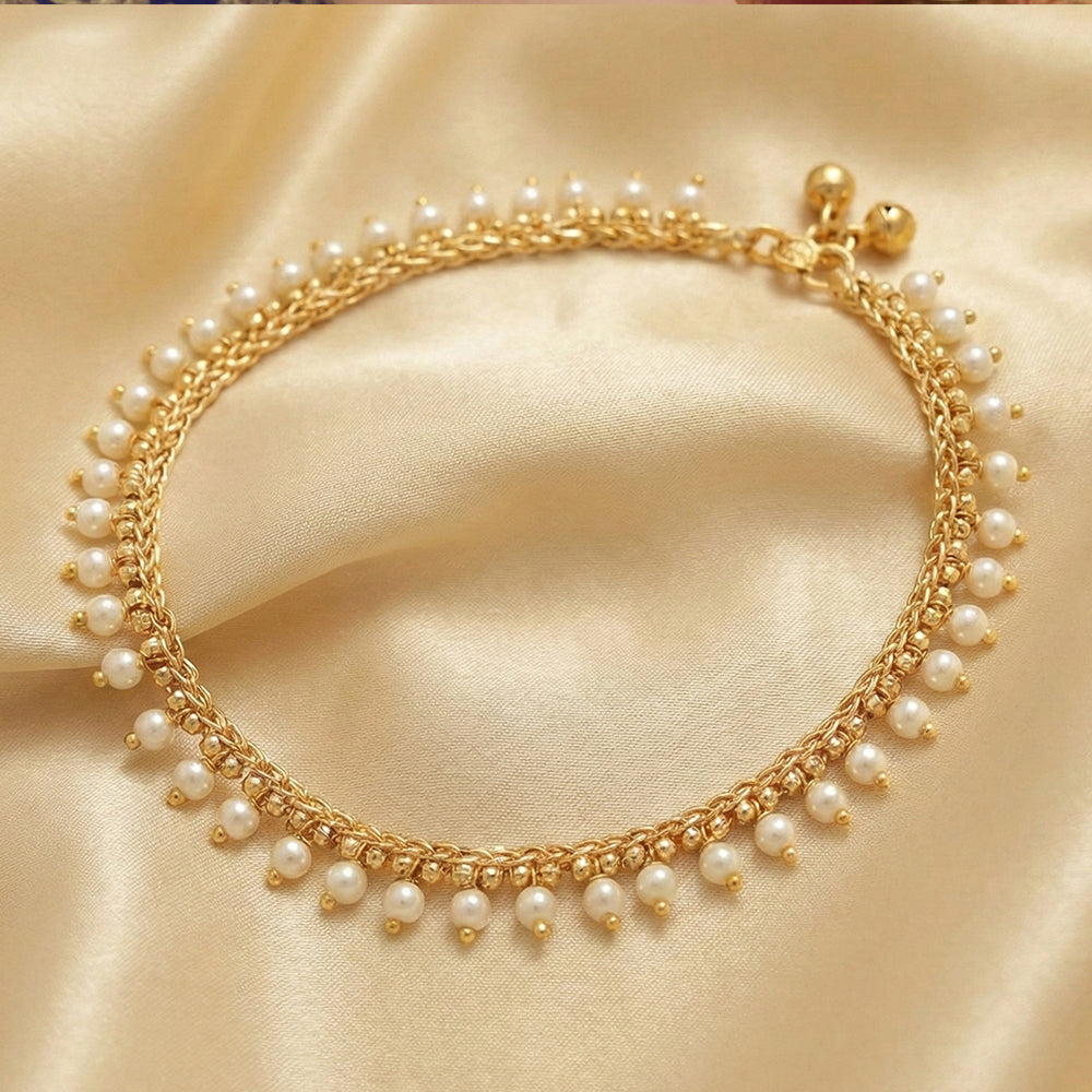 JS Fashion Premium High Gold Party Wear Payal for Women & Girls