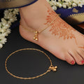 JS Fashion Designer High Gold Polish Fancy Style Payal for Women & Girls
