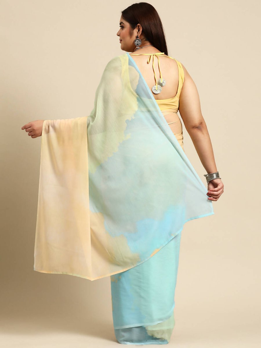 Ahalyaa Women's Traditional wear Saree - Yellow