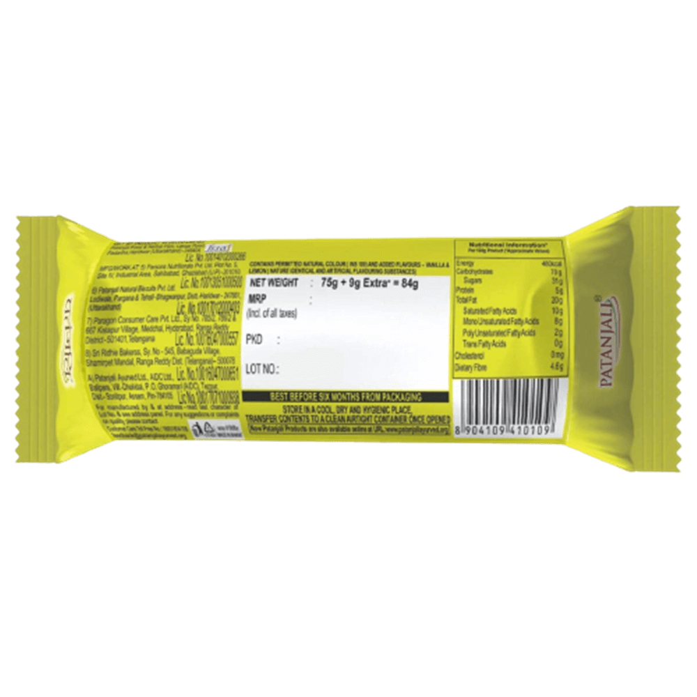 Patanjali Cream Feast Lemon Biscuit (Pack of 10)