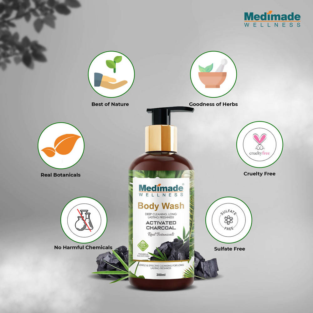 Medimade Wellness Activated Charcoal Body Wash
