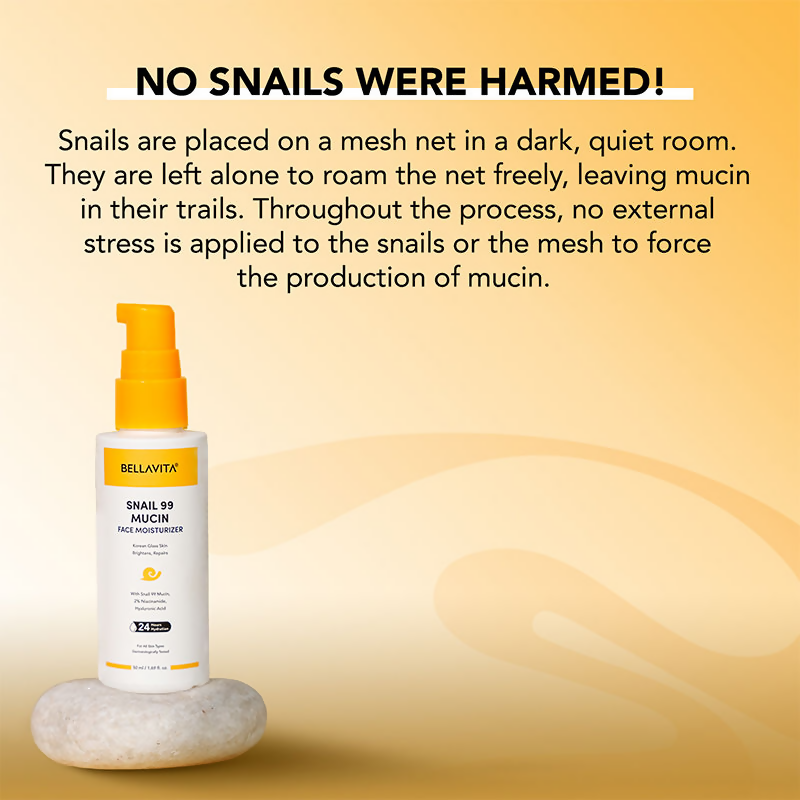 Bella Vita Organic Snail 99 Mucin Face Moisturizer
