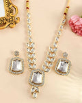 VOJ Women Silver Color stainless steel Jewellery Set