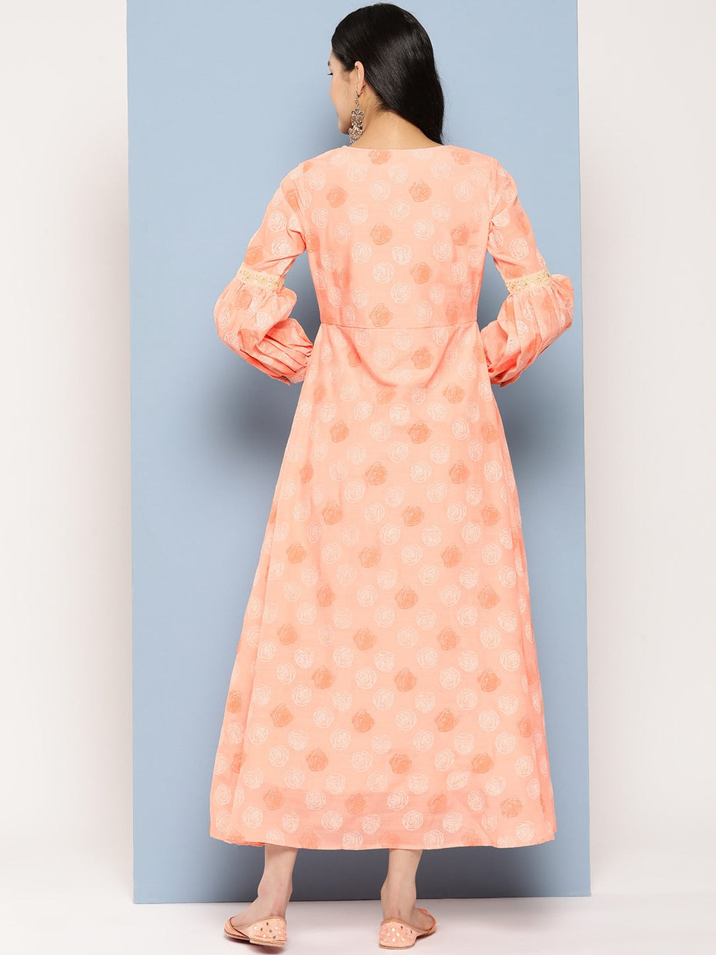 Yufta Peach Maxi Dress
