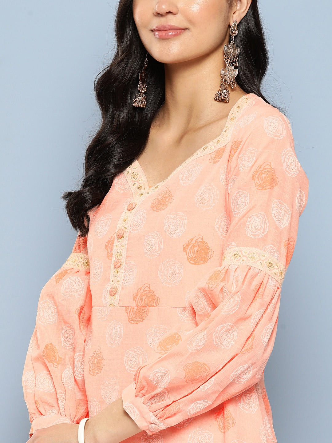 Yufta Peach Maxi Dress