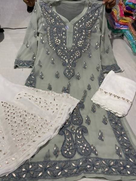 Arfa Fashion House New Collection Of Chikankari Gota Patti Lovers