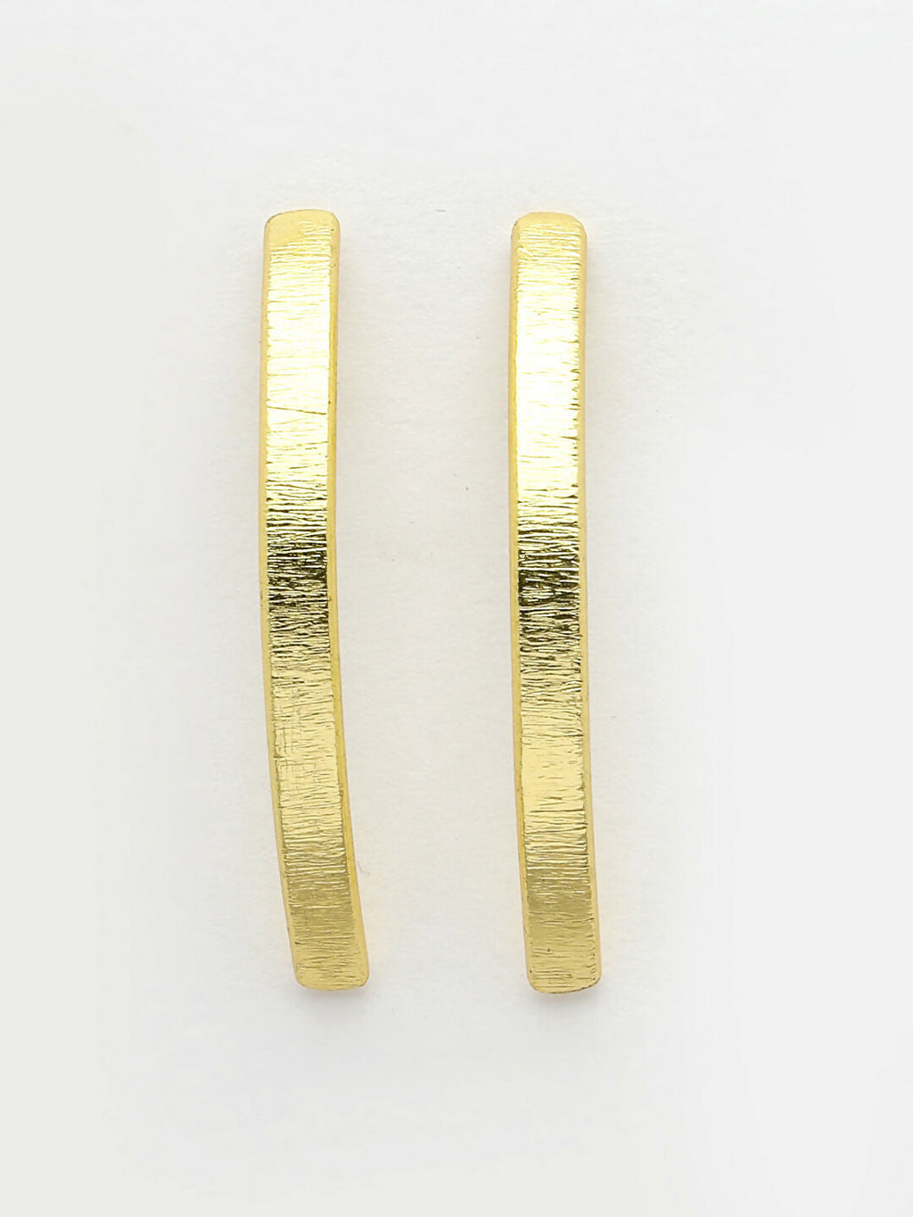 NVR Women Gold-Polished Geometric Shape Drop Earrings