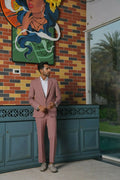 Vienna Mauve Blazer Set – 4-Way Stretch Tailored Suit For Men | Wedding & Party Wear by Hilo Design