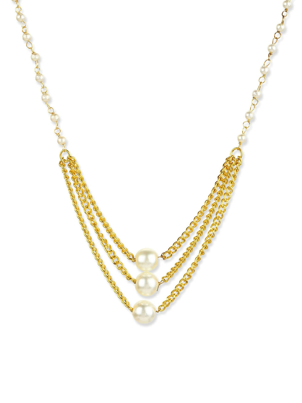 Women's Gold-Polished Chain - Ruby Raang