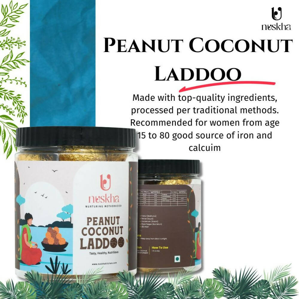 Nuskha Peanut Coconut Laddoo