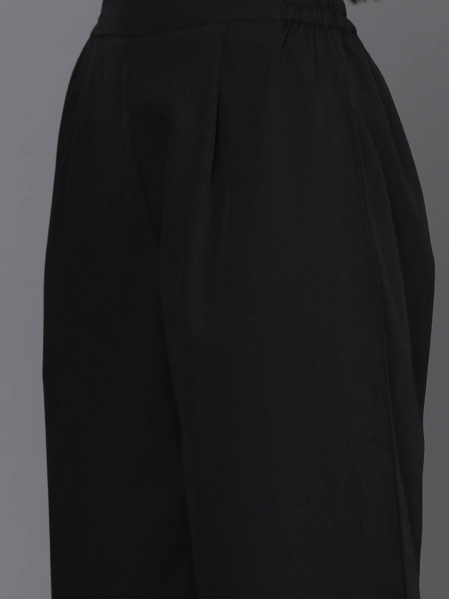 Ahalyaa Women's Traditional wear Kurta Set - Black