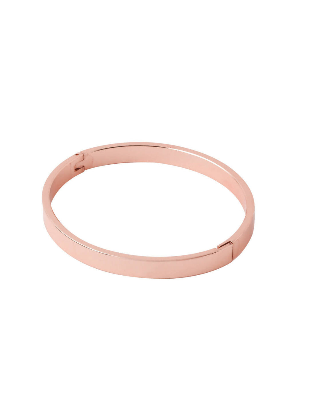 NVR Men's Rose Gold Metal Interlock Kada Bracelet