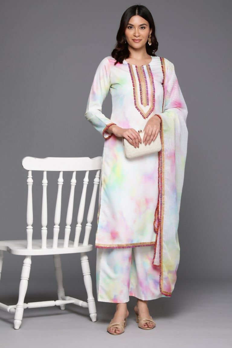 Ahalyaa Women's Traditional wear Kurta Set - Multi Color