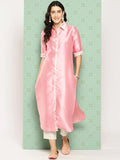 Ahalyaa Women's Traditional wear Kurta - Pink