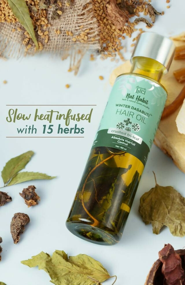 Nat Habit Crushed Tri-Leaf Winter Hair Oil
