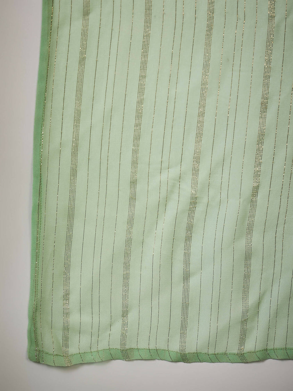 Sea Green Georgette Handwork Unstitched Dress Material - Hanika