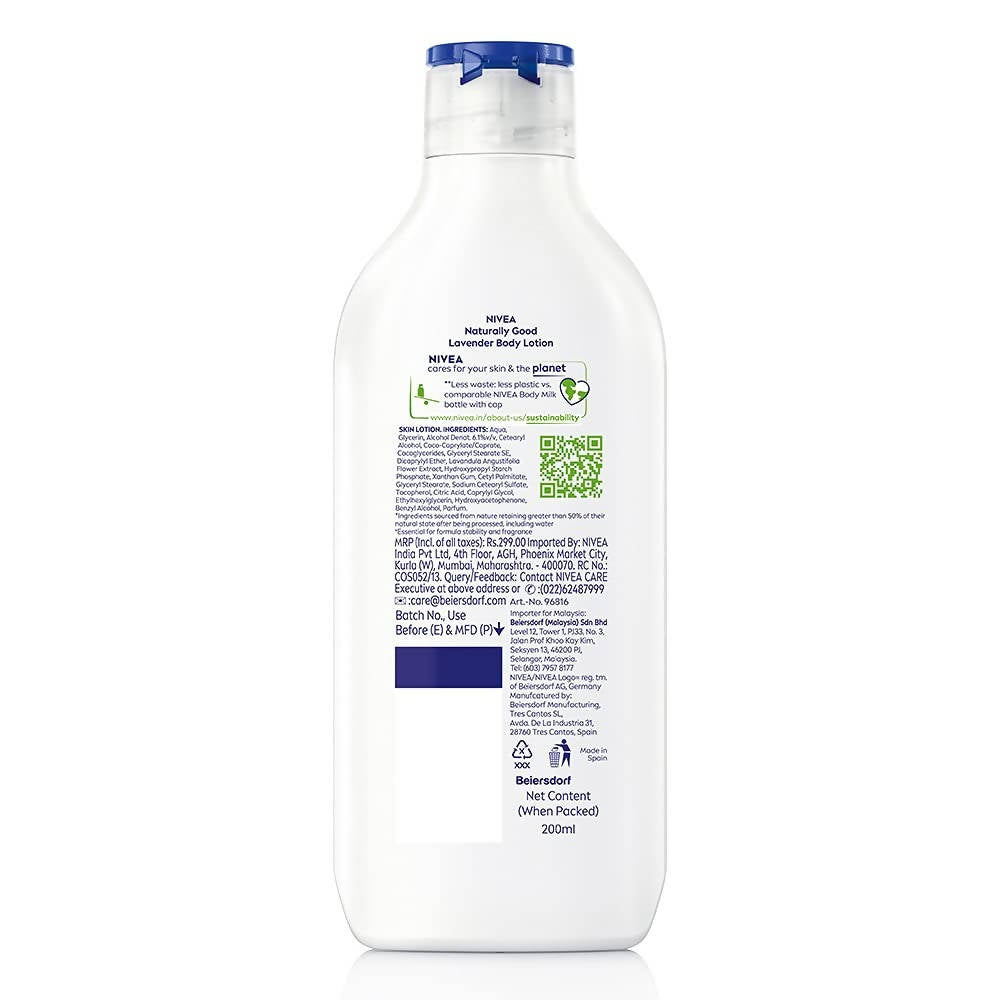 Nivea Naturally Good Body Lotion - Natural Lavender