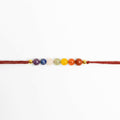 Indianvibez Bodh Eternal Aura Real Crystal Stone Rakhi With Authenticity Certificate