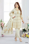 Joban Fashion Cotton Beige Color Kurta Set