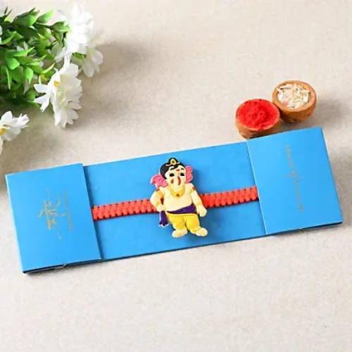 Bal Ganesha Rakhi & Milk Fruit N Nut Chocolates